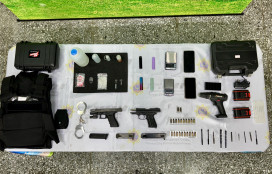 臺南刑警大隊破獲槍毒案 查獲多項違禁品