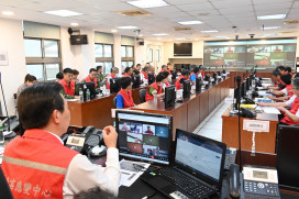 丹娜絲颱災害應變中心一級開設 與卓揆視訊！金門提2項離島關鍵訴求