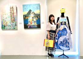 「平衡 × 拼貼」藝術世界共振　國際藝術家熊妤個展竹縣文化局燦爛登場