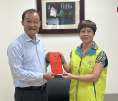 白河榮家感謝欣桃天然氣致贈慰問金關懷住民