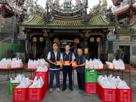風災沒飯吃！學甲慈濟宮及董座各支援災區偏遠部落1500個便當