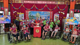 佳里榮家感謝灣港協會志工團溫馨演出 歡慶7月壽星生日
