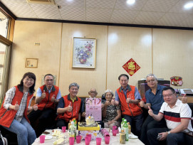 百歲榮民趙文喬爺爺紀壽 屏東榮服處溫馨祝賀