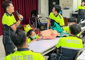精進救護專業技能！　竹市消防局辦「中級救護技術員教育訓練」