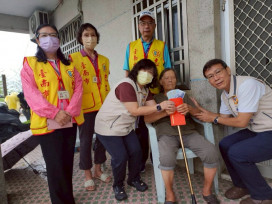 丹娜絲颱肆虐過境！臺南榮服處關懷慰問受災榮民眷