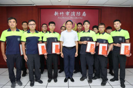 專業緊急救護挽回生命奏效　竹市消防局攜手鳳凰志工搶救OHCA成功