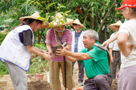 新莊少年暑期下鄉牡丹心 與長輩共植咖啡樹、共享「桂啡巷」香氣