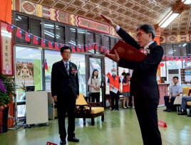 輔導會嚴德發蒞佳里榮家新主任布達 陳宗貴接掌新職