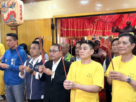關聖帝君聖誕千秋 侯友宜祈求社會團結和諧
