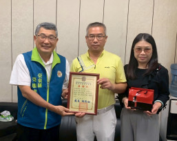 臺東榮服處感謝承閤公司愛心捐贈物資