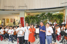 連續3年公益演出　桃園東興國中弦樂團撫慰中醫大新竹附醫病患心靈
