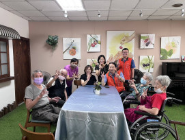屏東榮服處訪視南區老人之家 溫馨關懷榮民眷