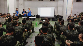 基隆榮服處與後備旅合辦教召人員就學就業職訓權益說明