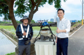 科技防治新模式　竹北市公所領銜大新竹區首用無人機陸空防治紅火蟻　