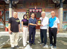 劉燈鐘至五溝水宗祠参拜  客家建築典範