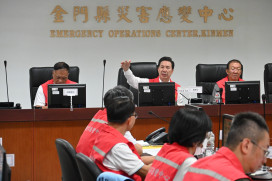 楊柳來襲！金門災害應變一級開設 陳福海：各單位全力執行防救災