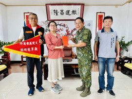 文定美食商行敬軍團 臺南慰勞陸軍203旅137旅官兵