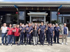 普世廟慶讚中元慈善活動   湖內警民合作助弱勢家庭