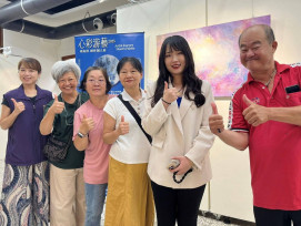融合「心彩」與「游藝」詩意內涵　藝術家周鈺欣創作個人展竹美館開展