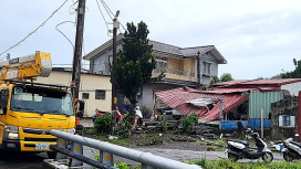 樺加沙肆虐！台東5千戶斷電 台電台東區處夜戰風雨拚全面復電
