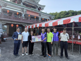 花蓮榮服處感謝林氏宗親會捐助物資 關懷榮民眷