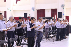 中油大林煉油廠舉辦中元祈福法會　祈願地方平安、廠務順利