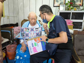臺東榮服處訪慰高齡榮民眷 暖心關懷健康日常