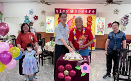 屏東榮家9月慶生餐會 溫馨圓滿關懷感性