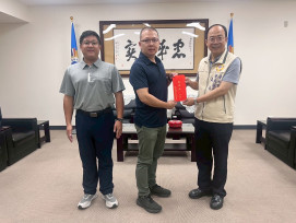 臺南榮服處感謝蔡昀澂董座愛心善款 關懷榮民眷