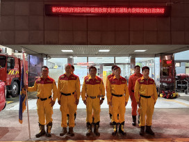 全力投入馬太鞍溪堰塞湖溢堤救援行動　竹縣消防局特種搜救隊馳援花蓮