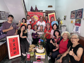 百歲榮民唐文榮爺爺紀壽 屏東榮服處溫馨慶生