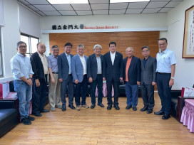新加坡金門會館呂立岩率團拜會金大