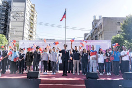 舞耀國慶、竹韻齊揚　竹市府國慶升旗典禮湧入逾1500名民眾熱情參與