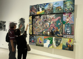 「中華文耀·乙巳之美·金蛇禧春—國際藝術聯展」今起新北藝文中心展出