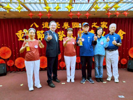慶祝重陽暨榮民節　八德榮家表揚榮民楷模、熱心公益住民及樂齡活力獎