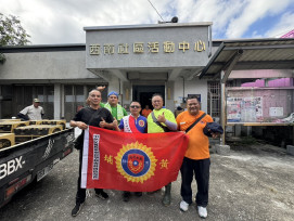 陸官專科班校友會救援花蓮光復鄉水患 展黃埔精神