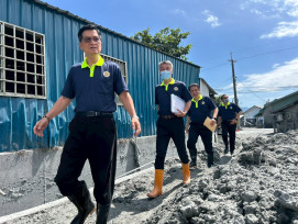 輔導會嚴德發再度至花蓮光復鄉慰問受災榮民眷