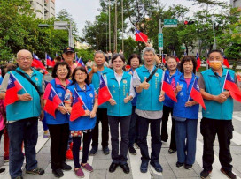 嘉義雙十國慶升旗典禮 榮民眷歡欣迎國家生日