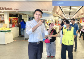 把客廳搬進市場　鄭朝方市長改造竹北仁義市場今開箱首階段成果