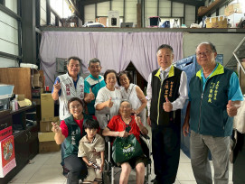 九月九慶重陽  新營區公所親送暖