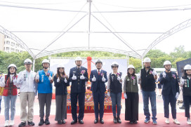 科技守護、埔頂新地標　竹市警二分局埔頂派出所辦公廳舍新建動工