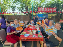佳里榮家感謝退軍社團中秋送暖 住民烤肉美食饗宴