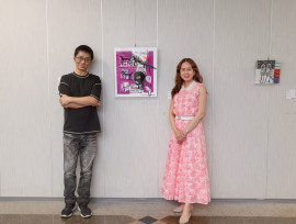 線性敘事轉譯　塗鴉大師戴明德即日起中醫大藝廊展出24幅創作