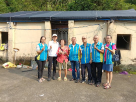 旗山區公所攜手三龍同心慈善會 暖修七旬老屋 獨居視障嬤重展笑顏