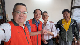 屏東榮服處深入內埔訪視 溫馨關懷榮民眷