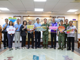 花蓮國軍部隊全力救災 欣欣水泥慰問感謝官兵辛勞