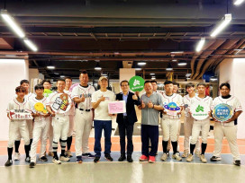 輝達協理廖彥勛回饋崑大母校 助棒球教育扎根延續夢想
