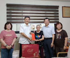 重陽敬老  臺南市政府警察局局長林國清慰問高齡警眷