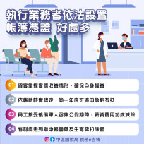 執行業務及其他所得業者依法設置帳簿憑證　竹北國稅局：可據以核實認定所得