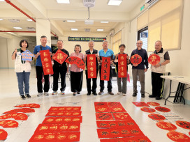 百件墨寶化愛心 6書法家揮毫助金門家扶辦園遊會